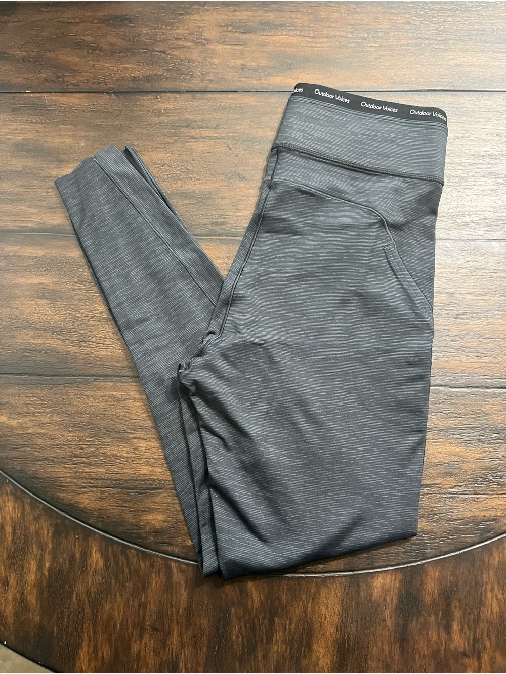 Outdoor Voices TechSweat Core 7/8 Leggings Women’s Size Med Night Gray NWOT